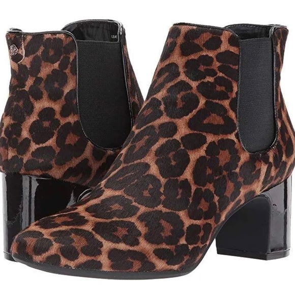 Shoes - Anne Klein Animal Print Georgia Bootie 8M